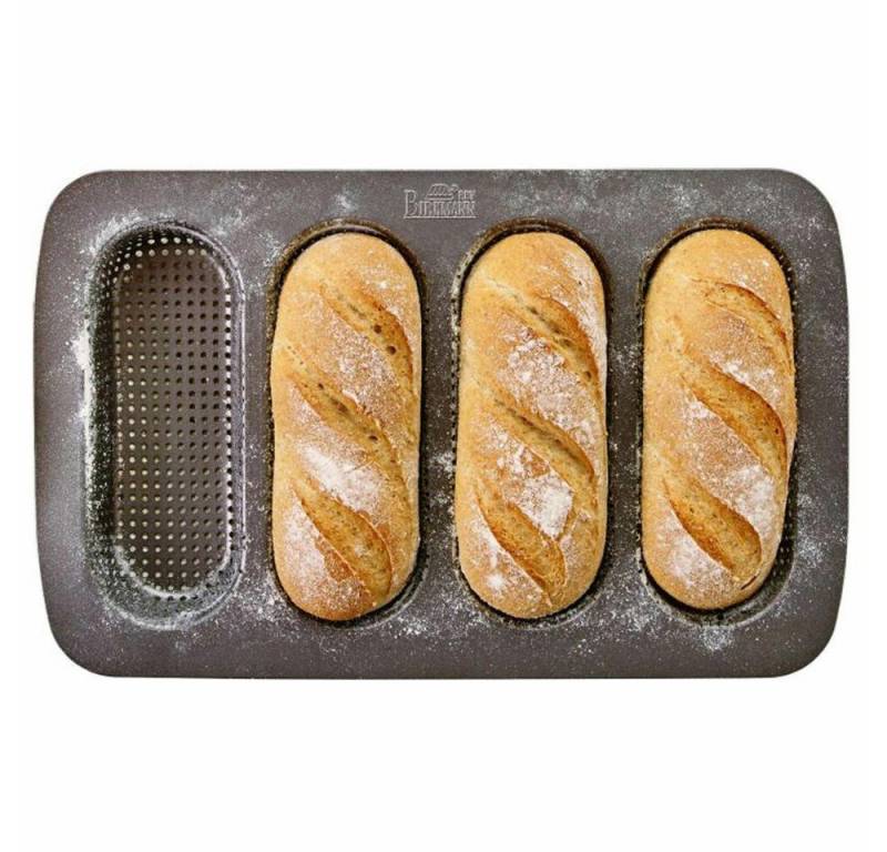 Birkmann Baguetteblech Mit Laib und Seele Mini, Stahl Birkmann Baguetteblech Mit Laib und Seele Mini, Stahl von Birkmann