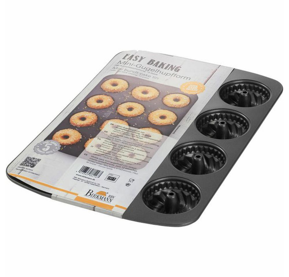 Birkmann Gugelhupfform Easy Baking Mini-Gugelhupfblech von Birkmann