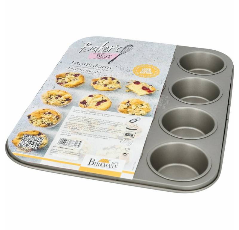 Birkmann Muffinform Bakers Best für 12 Stück 35.5 x 27 cm von Birkmann