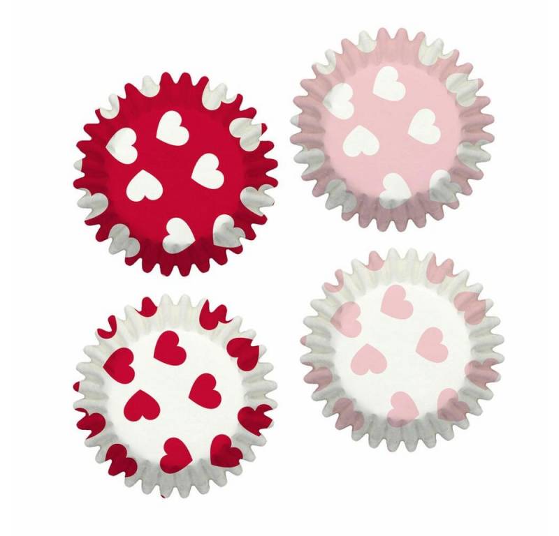 Birkmann Muffinform Mini-Papierbackförmchen Herzen Ø 4.5 cm Birkmann Muffinform Mini-Papierbackförmchen Herzen Ø 4.5 cm von Birkmann