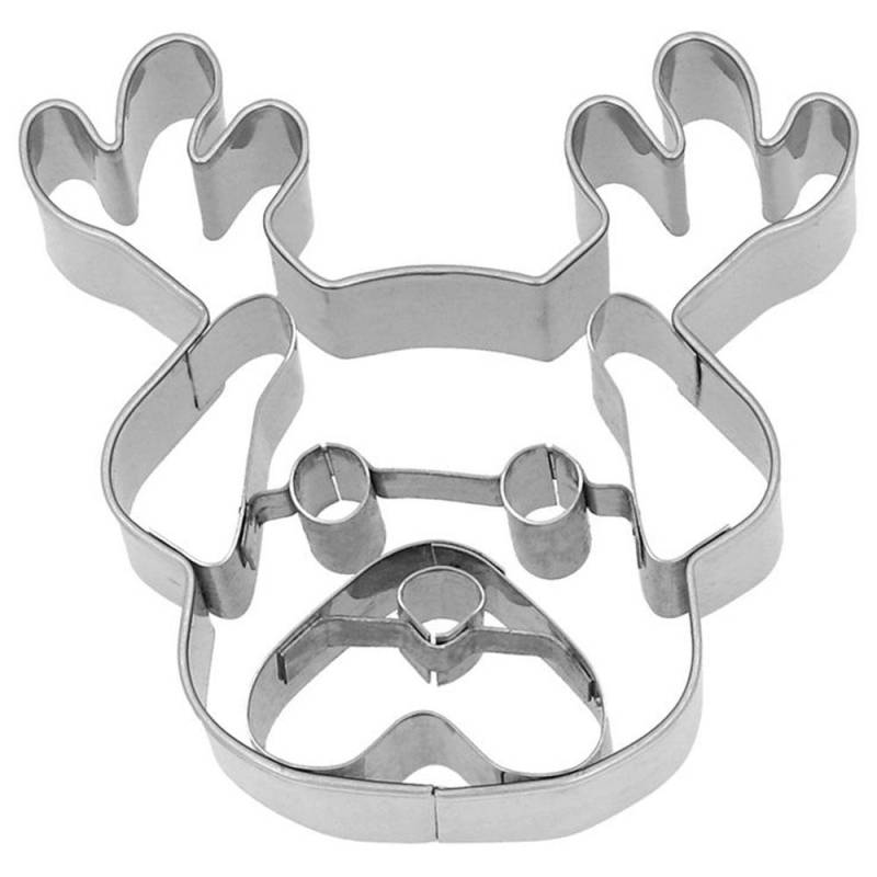 Birkmann Präge-Ausstechform Edelstahl Weihnachtsmops 65cm von RBV Birkmann GmbH & Co. KG