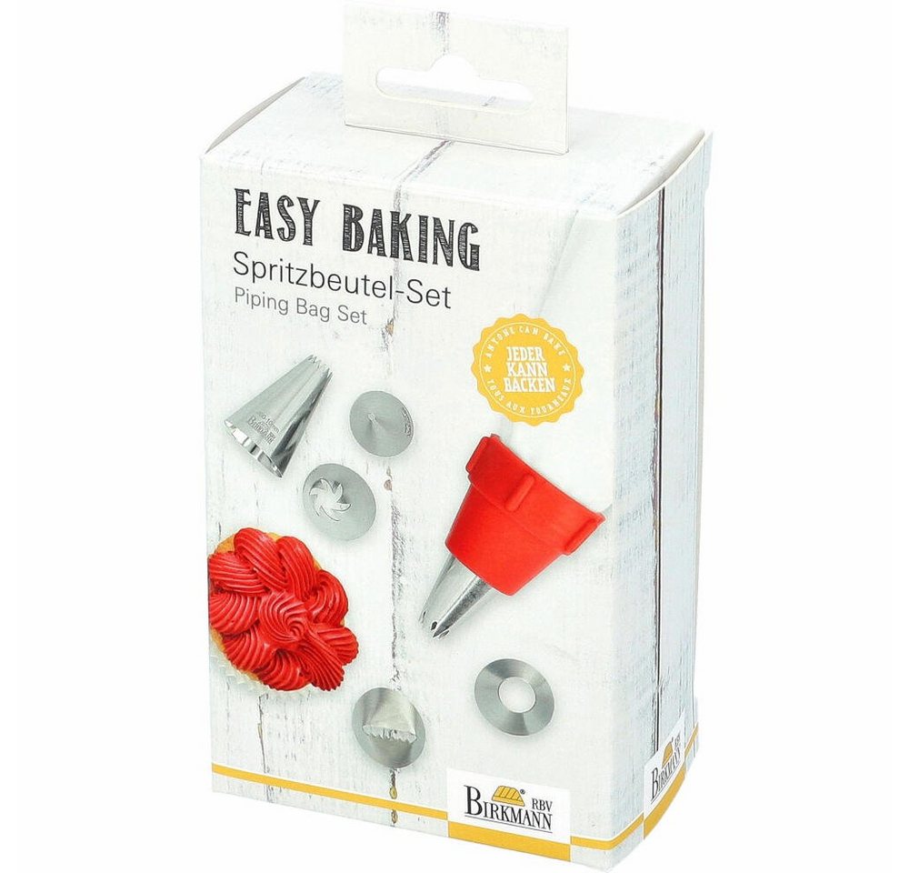 Birkmann Spritzbeutel Easy Baking Set 8-tlg. von Birkmann