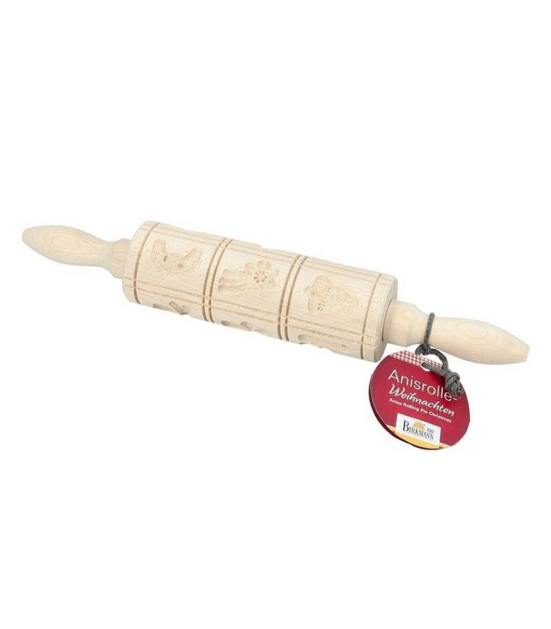Birkmann Teigroller LITTLE CHRISTMAS, L 15,5 cm, mit 12 Motiven, Holz Birkmann Teigroller LITTLE CHRISTMAS, L 15,5 cm, mit 12 Motiven, Holz von Birkmann