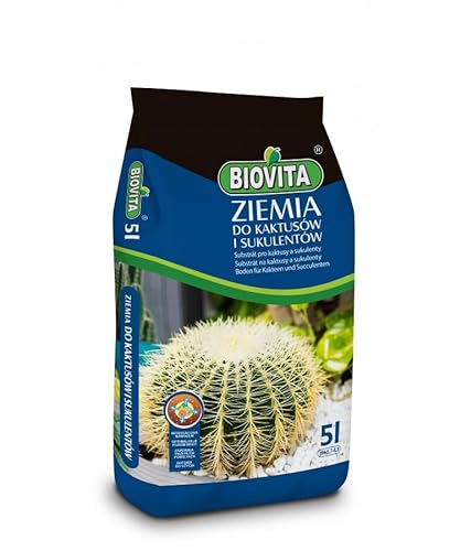 Blumenerde Kakteen und Sukkulenten Erde Kakteenerde Kaktus Erde Pflanzerde 5L von BirnePower