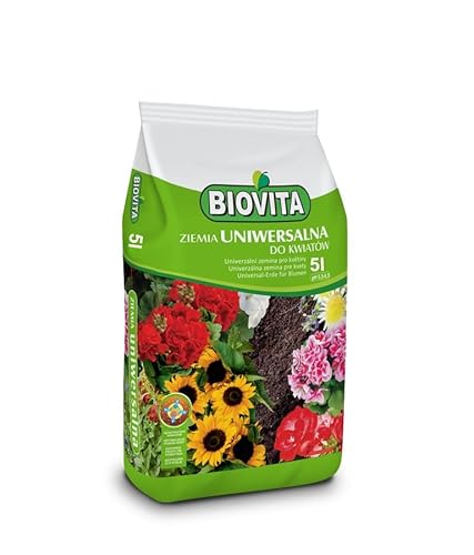 Blumenerde Universalerde Erde Pflanzerde Blumen Universal-Blumenerde Sack 5L von BirnePower