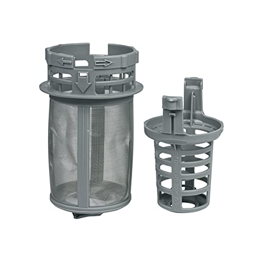 Beko 1740800500 ORIGINAL Feinsieb Ablauffilter Filtereinsatz Grobsieb Filter Schmutzsieb zweiteilig Spülmaschine Geschirrspüler auch Whirlpool Bauknecht 481248058413 481248058378 von Birsppy