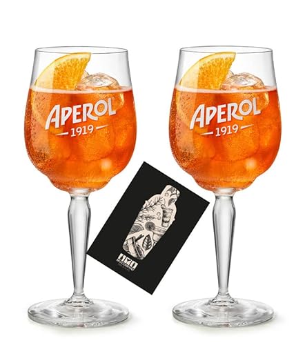 Birsppy Aperol Glas Gläser-Set neu - 2x Weingläser von Birsppy