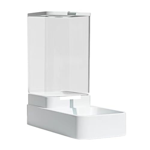 Birtern Futterautomaten für Katzen,Katzenfutterspender - Gravity Auto Wasserfutter-Haustierfutterautomat - 3,8 l Schwerkraft-Futterspender für Haustiere für Futter und Wasser, Spender mit großem von Birtern
