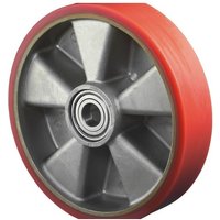 BS ROLLEN Rad Prothane® Guss-Polyurethan, Kugellager, Ø x Breite 20 x 80 mm, TK 120 kg von BS ROLLEN