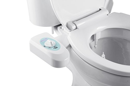BisBro Deluxe Bidet 1000 | Dusch-WC zur optimalen Intimpflege | Einfach unter dem Klodeckel installieren | funktioniert ohne Strom | ideale Hygiene durch Wasser | Sparen Sie Toilettenpapier von BisBro