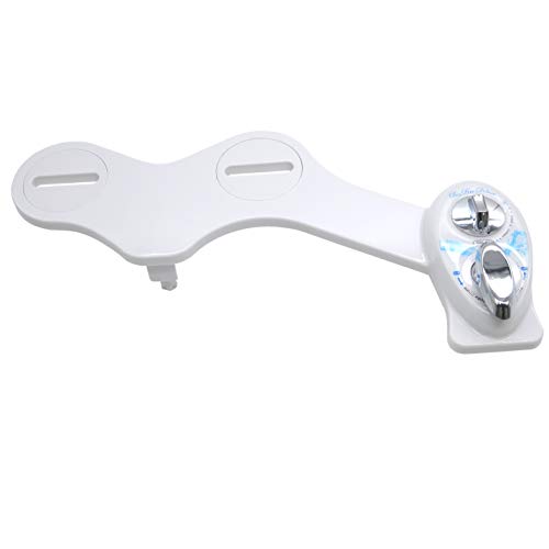 BisBro Deluxe Dusch-WC zur optimalen Intimpflege | Intimdusche | Für Linkshänder geeignet | Bidet unter dem Toilettendeckel installieren | ohne Strom | Taharet | Modell 2077 von BisBro