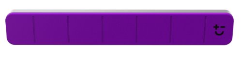 Bisbell Messerhalter, Gummi, violett, 30 x 4.5 x 2 cm von Bisbell