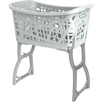 Bischof Wäschekorb mit Standteilen, Tragegriffen, ergonomische Form von Bischof