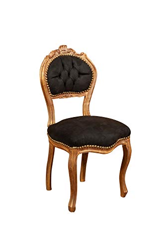 Biscottini Barock stuhl 90x42x45 cm | Esszimmerstuhl handwerklich | sessel & stühle Barock | Barock möbel für Schlaf- und Wohnzimmer von Biscottini