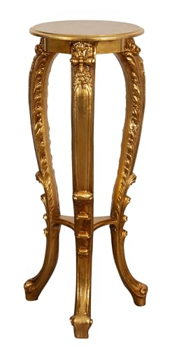 Biscottini Blumentisch für den Innen- und Außenbereich L 37,5 x T 34,5 x H 87 cm – Ständer für handwerkliche Pflanzen – Übertopf für Balkon von Biscottini