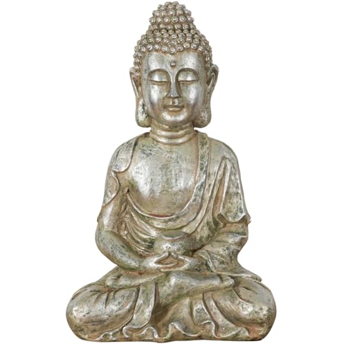 Biscottini Buddha-Statue 51,5 x 32,5 x 22,5 cm – Buddha Statue aus Kunstharz – Buddah zur Dekoration in antikem Gold – Buddha-Statue groß für Innen- und Außenbereich Biscottini Buddha-Statue 51,5 x 32,5 x 22,5 cm – Buddha Statue aus Kunstharz – Buddah zur Dekoration in antikem Gold – Buddha-Statue groß für Innen- und Außenbereich von Biscottini