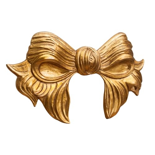 Biscottini Dekoration in Form Einer Schleife L87 x B7 x H50 cm – Hausdekoration Made in Italy – Home Decor in Form Einer goldenen Schleife – Dekoration für Haus aus Holz Biscottini Dekoration in Form Einer Schleife L87 x B7 x H50 cm – Hausdekoration Made in Italy – Home Decor in Form Einer goldenen Schleife – Dekoration für Haus aus Holz von Biscottini