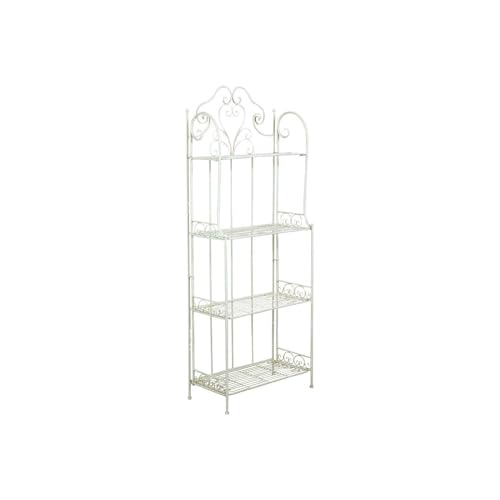 Biscottini Etagere Schmiedeeisen Blumentopf Balkon 165x63x33 cm - Pflanzregal für Außen und Innen von Biscottini