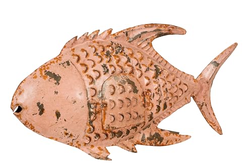 Biscottini Fisch aus Eisen Kerzenhalter L71XPR15XH38,5 - Kerzenhalter - Kerzenhalter - Innendekoration - Laterne Kerzenhalter von Biscottini