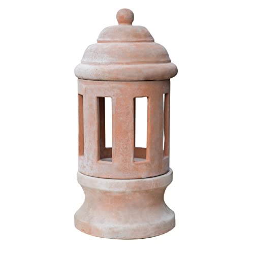 Biscottini Laterne für den Außenbereich aus Terrakotta, 65 x 30 x 30 cm, Laternen für den Außenbereich, Kerzenhalter, hergestellt in Italien, für die Gartenbeleuchtung Biscottini Laterne für den Außenbereich aus Terrakotta, 65 x 30 x 30 cm, Laternen für den Außenbereich, Kerzenhalter, hergestellt in Italien, für die Gartenbeleuchtung von Biscottini