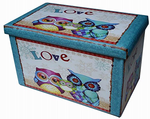 Biscottini Pouf wiederverschließbar | Kunstleder 60x36x36 cm Sitzhocker mit stauraum | Spielzeugkiste mit Deckel | Spielkiste Kunstleder | Sitzwürfel von Biscottini