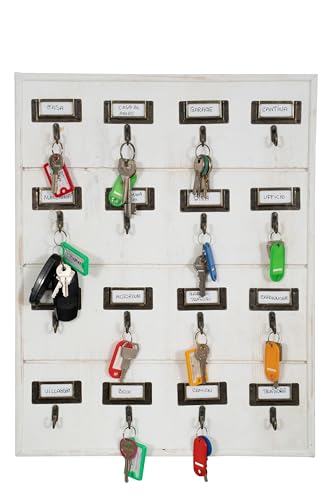 Biscottini Schlüsselhalter für den Eingangsbereich zur Wandmontage – Schlüsselbrett aus Holz – Schrank mit 16 Haken – Organizer für Schlüssel an der Wand 37 x 48 cm – Schlüsselhaken Haus Biscottini Schlüsselhalter für den Eingangsbereich zur Wandmontage – Schlüsselbrett aus Holz – Schrank mit 16 Haken – Organizer für Schlüssel an der Wand 37 x 48 cm – Schlüsselhaken Haus von Biscottini