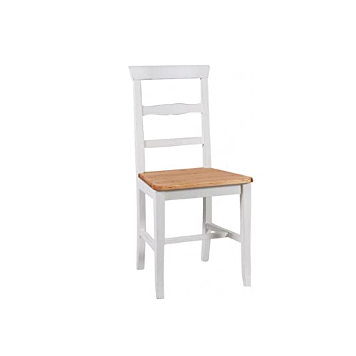 Biscottini Stuhl Holz 92x45x43cm Made in Italy | Küchenstühle Eschenholz | Holzstuhl esszimmer | Stühle esszimmer von Biscottini