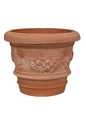 Biscottini Terrakotta töpfe 20x20x17 cm | Pflanzentopf Gross Made in Italy | Terracotta blumentopf groß | Terracotta Topf für den Garten Biscottini Terrakotta töpfe 20x20x17 cm | Pflanzentopf Gross Made in Italy | Terracotta blumentopf groß | Terracotta Topf für den Garten von Biscottini
