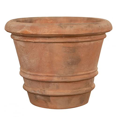 Biscottini Terrakotta töpfe 50x50x40 cm | Pflanzentopf Gross Made in Italy | Terracotta blumentopf groß | Terracotta Topf für den Garten von Biscottini