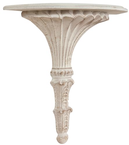 Biscottini - Wandregal aus Holz - L 39 x T 20 x H 40 cm - Finish Antik Weiß - Regal - Eckregal Küche - Made in Italy Biscottini - Wandregal aus Holz - L 39 x T 20 x H 40 cm - Finish Antik Weiß - Regal - Eckregal Küche - Made in Italy von Biscottini