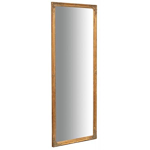 Biscottini Wandspiegel lang 140 x 4,5 x 50 cm – Bodenspiegel und Wandspiegel aus Holz – Spiegel für Schlafzimmer und Wohnzimmer – Langer Wandspiegel – Schlafzimmer-Spiegel von Biscottini