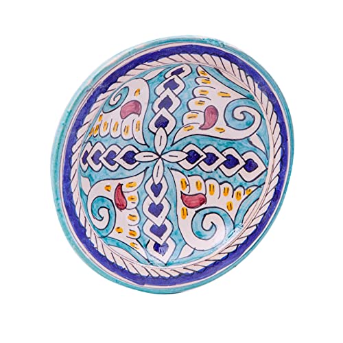 Biscottini dekorativer Teller, Keramik, 25x25x6,5 cm von Biscottini