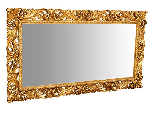 Biscottini wandspiegel groß 200x6x112 cm Made in Italy | Standspiegel ganzkörperspiegel Holz | Großer Spiegel von Biscottini