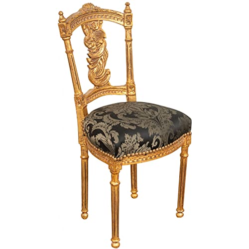 Französischer Sessel Luigi XVI aus massivem Buchenholz, 40 x 46 x 92 cm von Biscottini