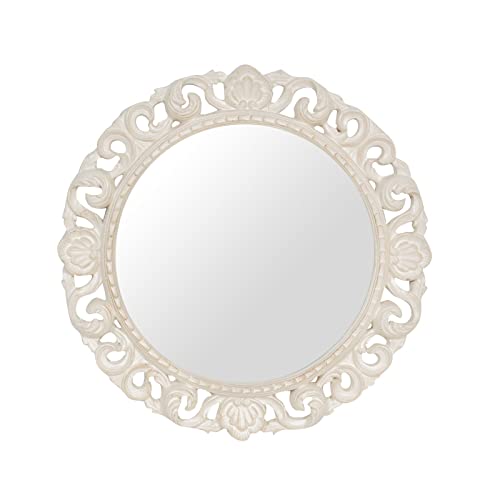 Kekse Spiegel Eingang Barock Rahmen 60 x 60 cm Made in Italy | Dekorative Wandspiegel | Barock Spiegel | Antiker Spiegel Kekse Spiegel Eingang Barock Rahmen 60 x 60 cm Made in Italy | Dekorative Wandspiegel | Barock Spiegel | Antiker Spiegel von Biscottini