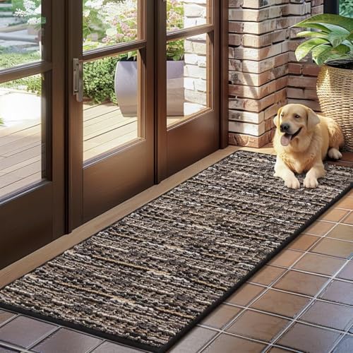 Biscpro Fußmatte 50x120cm Schmutzfangmatte Innen,rutschfeste Waschbar Fussmatte,Sauberlaufmatte Teppich für Eingangsbereich,Haustür,Patio,Flur,Garten Biscpro Fußmatte 50x120cm Schmutzfangmatte Innen,rutschfeste Waschbar Fussmatte,Sauberlaufmatte Teppich für Eingangsbereich,Haustür,Patio,Flur,Garten von Biscpro