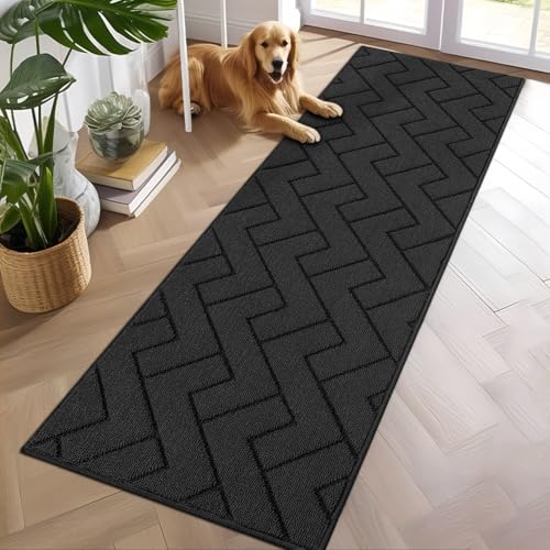 Biscpro Fußmatte Innen und Außen 60x180cm Waschbar Fussmatte,Wasserdicht Türmatte,Rutschfester Schmutzfänger Teppich für Eingang,Haustür,Patio,Flur,Garten-Dunkelgrau Biscpro Fußmatte Innen und Außen 60x180cm Waschbar Fussmatte,Wasserdicht Türmatte,Rutschfester Schmutzfänger Teppich für Eingang,Haustür,Patio,Flur,Garten-Dunkelgrau von Biscpro