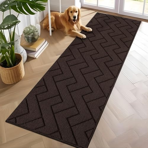 Biscpro Fußmatte Innen und Außen 60x180cm Waschbar Fussmatte,Wasserdicht Türmatte,Rutschfester Schmutzfänger Teppich für Eingang,Haustür,Patio,Flur-Coffee Biscpro Fußmatte Innen und Außen 60x180cm Waschbar Fussmatte,Wasserdicht Türmatte,Rutschfester Schmutzfänger Teppich für Eingang,Haustür,Patio,Flur-Coffee von Biscpro