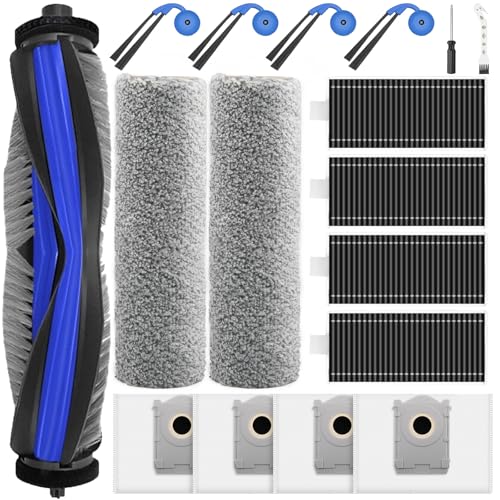 17 Stück Zubehör für ECOVACS DEEBOT X9 PRO Omni Saugroboter, 4 Staubbeutel 4 Seitenbürste 4 Filter 1 Hauptbürste 2 Wischwalze 1 Reinigungsbürste 1 Schraubendreher 17 Stück Zubehör für ECOVACS DEEBOT X9 PRO Omni Saugroboter, 4 Staubbeutel 4 Seitenbürste 4 Filter 1 Hauptbürste 2 Wischwalze 1 Reinigungsbürste 1 Schraubendreher von Bisenkud