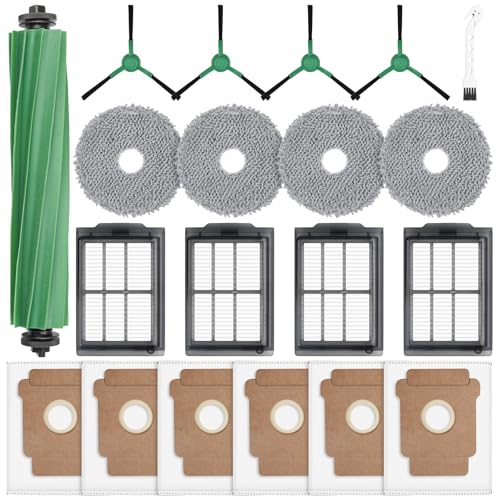 20 Stück Zubehör für iRobot Roomba Plus 405/505 Combo Saugroboter Ersatzteile, 6 Staubbeutel 4 Seitenbürste 4 HEPA Filter 4 wischtücher 1 Hauptbürste 1 Reinigungsbürste 20 Stück Zubehör für iRobot Roomba Plus 405/505 Combo Saugroboter Ersatzteile, 6 Staubbeutel 4 Seitenbürste 4 HEPA Filter 4 wischtücher 1 Hauptbürste 1 Reinigungsbürste von Bisenkud
