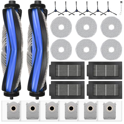25 Stück Zubehör für ECOVACS DEEBOT T50 Omni / T50 PRO Omni Saugroboter, 6 Staubbeutel 6 Wischtücher 6 Seitenbürste 4 HEPA Filter 2 Hauptbürste 1 Reinigungsbürste 25 Stück Zubehör für ECOVACS DEEBOT T50 Omni / T50 PRO Omni Saugroboter, 6 Staubbeutel 6 Wischtücher 6 Seitenbürste 4 HEPA Filter 2 Hauptbürste 1 Reinigungsbürste von Bisenkud