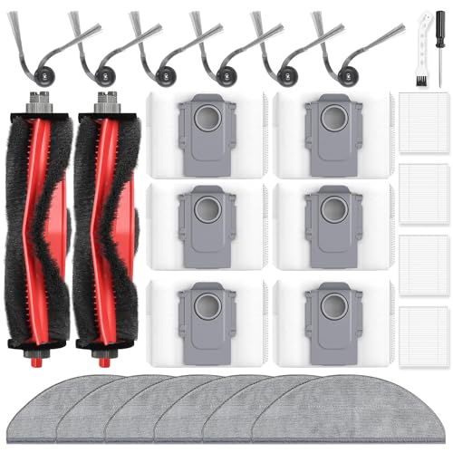 26 Stück Zubehör für Roborock Q7 L5+ / Q7 M5+ Staubsauger, Ersatzteil mit 2 Hauptbürste 6 Staubbeutel 6 Wischtücher 6 Seitenbürsten 4 Filter 1 Reinigungsbürste 1 Schraubendreher 26 Stück Zubehör für Roborock Q7 L5+ / Q7 M5+ Staubsauger, Ersatzteil mit 2 Hauptbürste 6 Staubbeutel 6 Wischtücher 6 Seitenbürsten 4 Filter 1 Reinigungsbürste 1 Schraubendreher von Bisenkud