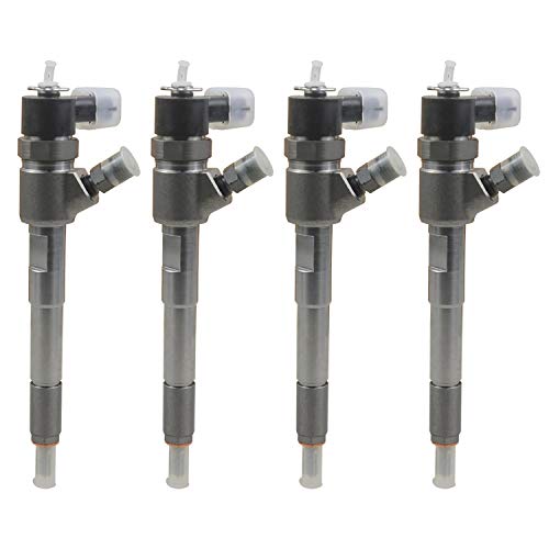 Bisenya 4PCS Einspritzdüse Injektor 0445110351 1.3 D Kompatibel mit Cit-roen Su-zuki Fi-at Peu-geot O-pel Fo-rd 55219886 BS519F593AA von Bisenya
