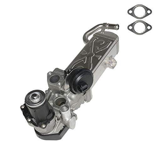 Bisenya AGR Ventil + Kühler Kompatibel mit A3 Q3 TT 1.6 TDI 2.0 TDI 03L131512BB 03L131512AT 03L131512AP von Bisenya