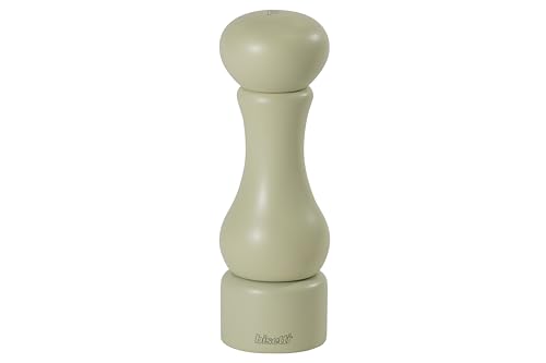 Bisetti Pfeffermühle aus Buchenholz, D6 x H 19 cm, mattgrün Bisetti Pfeffermühle aus Buchenholz, D6 x H 19 cm, mattgrün von Bisetti