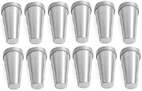 BishtHub Aluminium Eisform Ice Pop Formen Popsicles Form Küchenartikel Eisform Kulfi Form Kulfi Maker 12er Set 80ml BishtHub Aluminium Eisform Ice Pop Formen Popsicles Form Küchenartikel Eisform Kulfi Form Kulfi Maker 12er Set 80ml von BishtHub