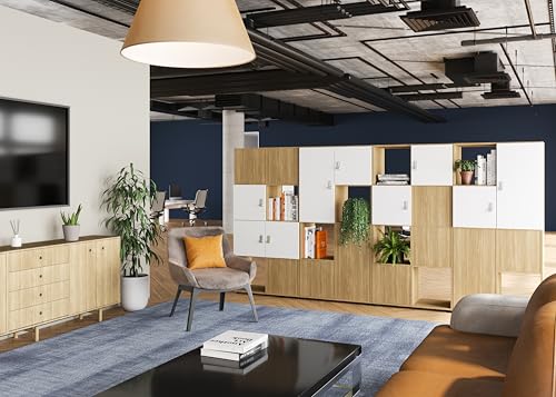 Bisley Home Stauraumlösung, 014 ahorn, 1640 x 800 x 436 mm von Bisley Home