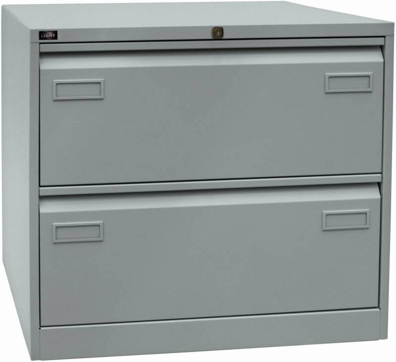 Bisley Hängeschuhschrank Hängeregistraturschrank Light 2 Schübe 2-bahnig silber. von Bisley