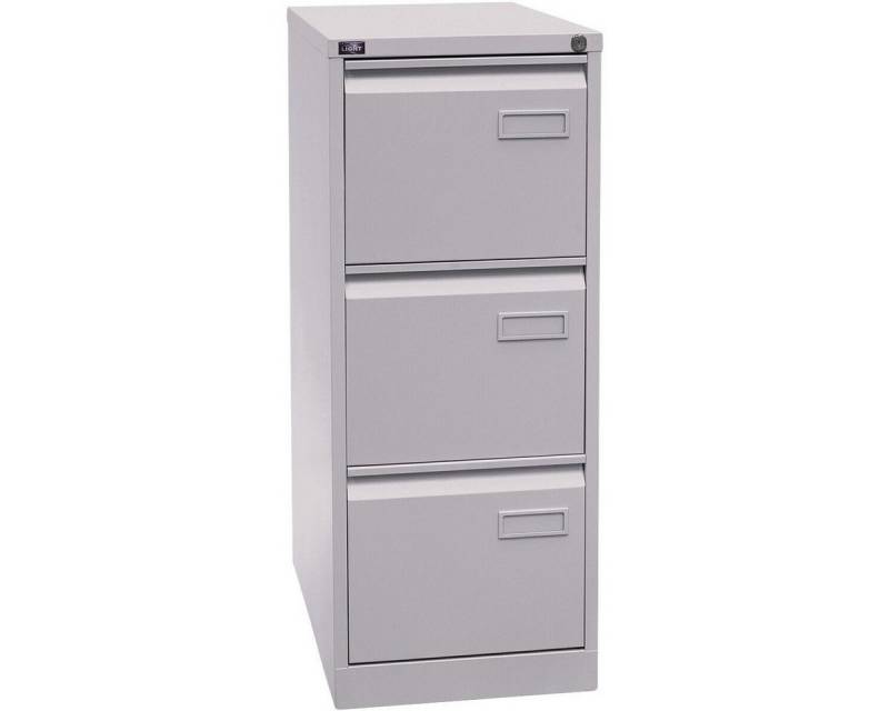 Bisley Light Hängeregisterschrank Light aus Stahl, ohne Sockel, A4 von Bisley Light