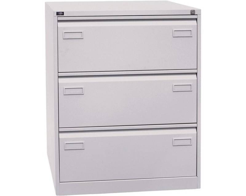 Bisley Light Hängeregisterschrank Light aus Stahl, ohne Sockel, A4 von Bisley Light